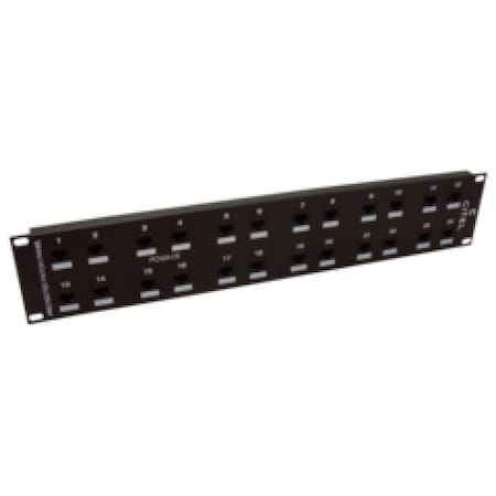 19 Patch Panel With Protection, Poe A, 48 Port, Rj45 In/Out